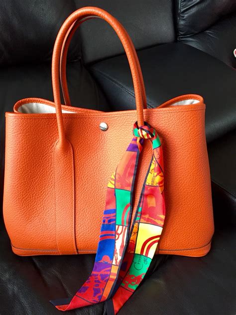 Hermes twilly with bag